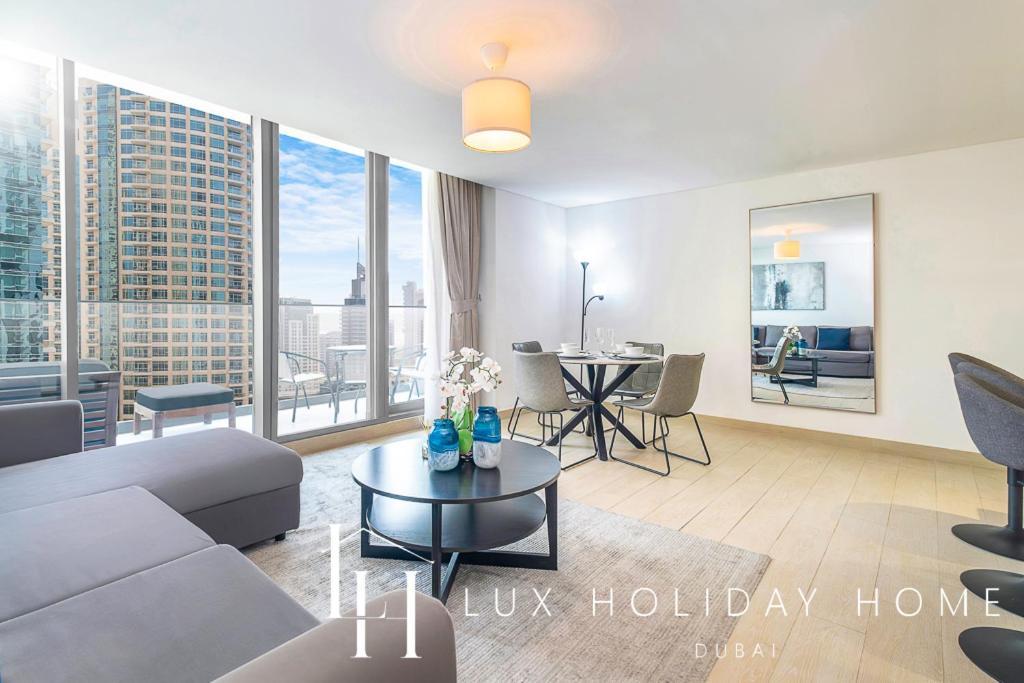 Lux Contemporary Suite With Full Marina View 6 Dubai Exterior photo