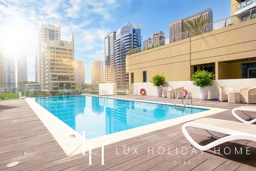 Lux Contemporary Suite With Full Marina View 6 Dubai Exterior photo