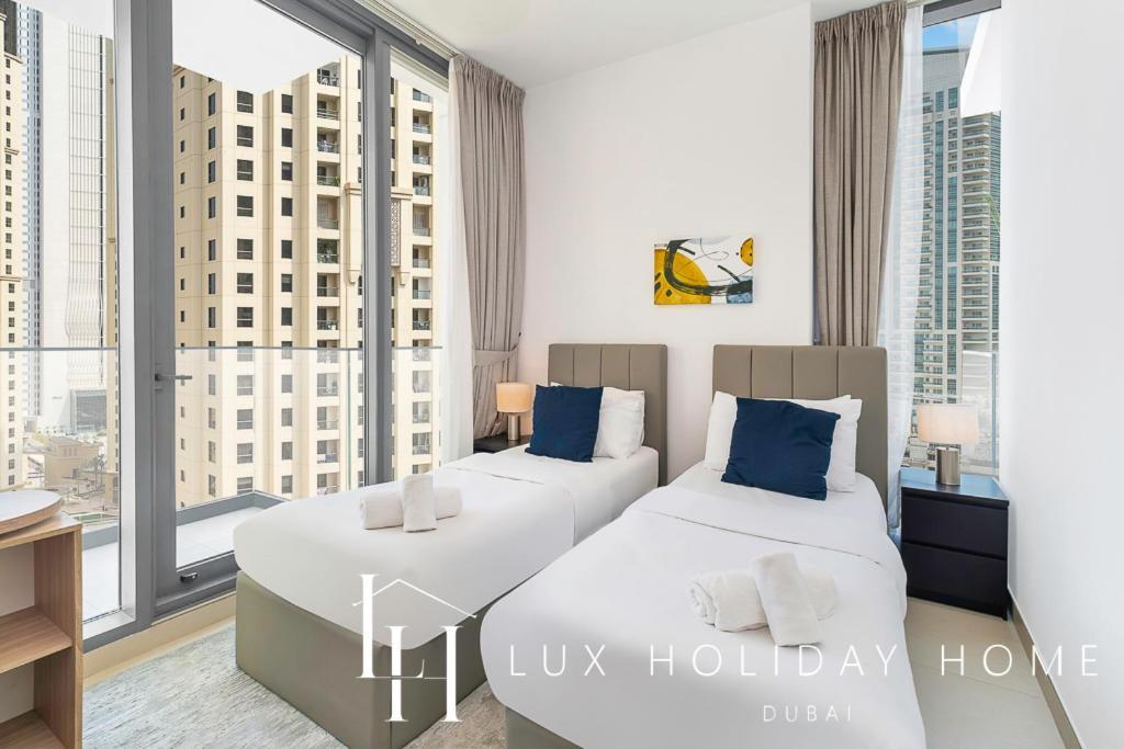 Lux Contemporary Suite With Full Marina View 6 Dubai Exterior photo