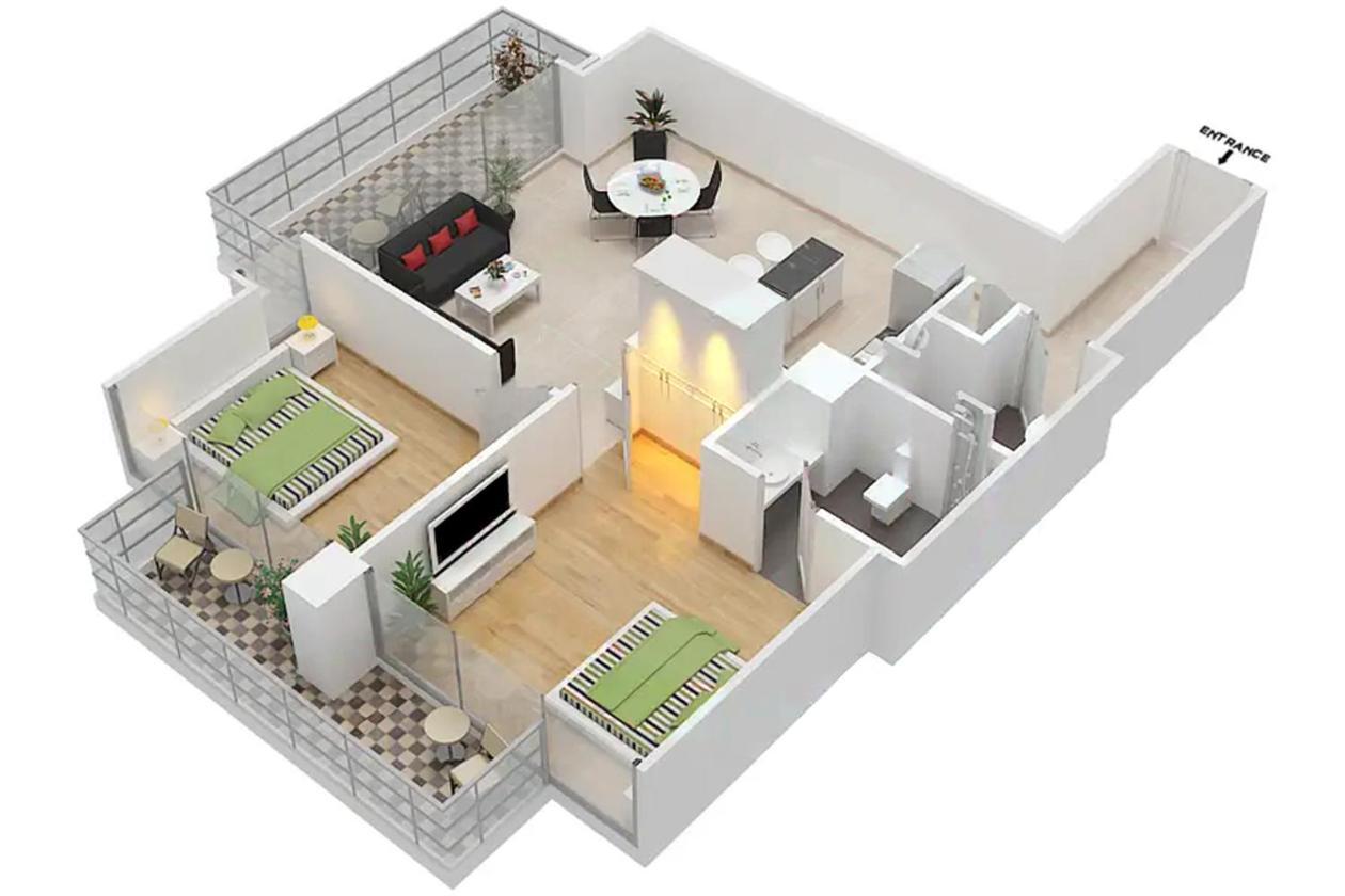 Lux Contemporary Suite With Full Marina View 6 Dubai Exterior photo